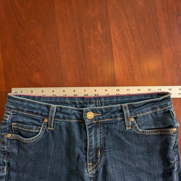 Kate Spade Play Hooky Broom Street skinny jeans, dark wash, size 28 - Picture 6 of 12